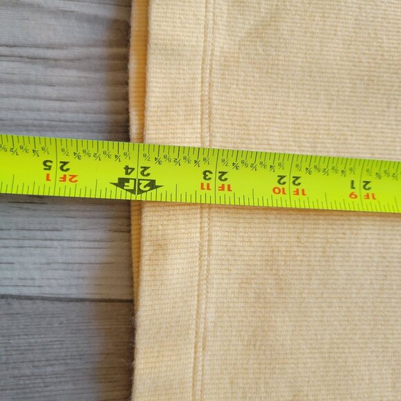 Talbots Womens Yellow Long Sleeve Cotton Shirt XL - Picture 4 of 5